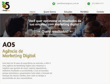 Tablet Screenshot of ao5.com.br